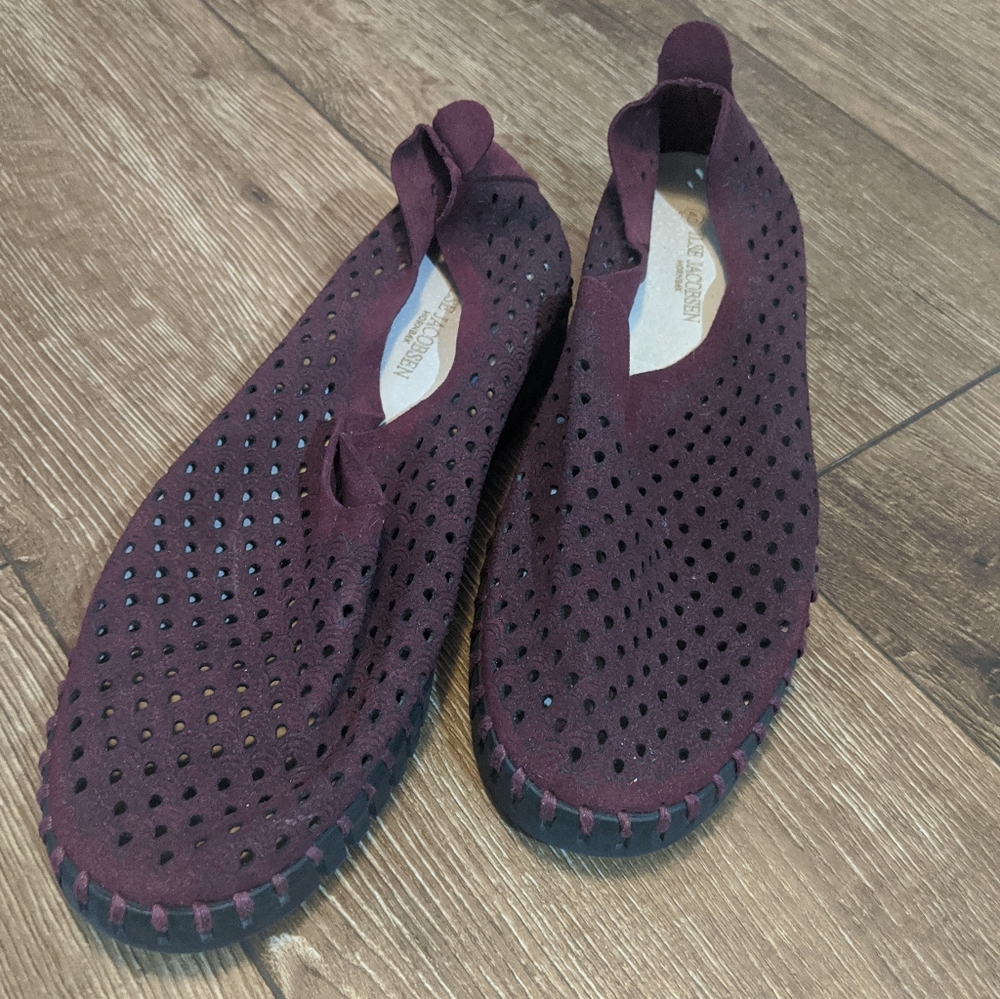 Maroon shoes